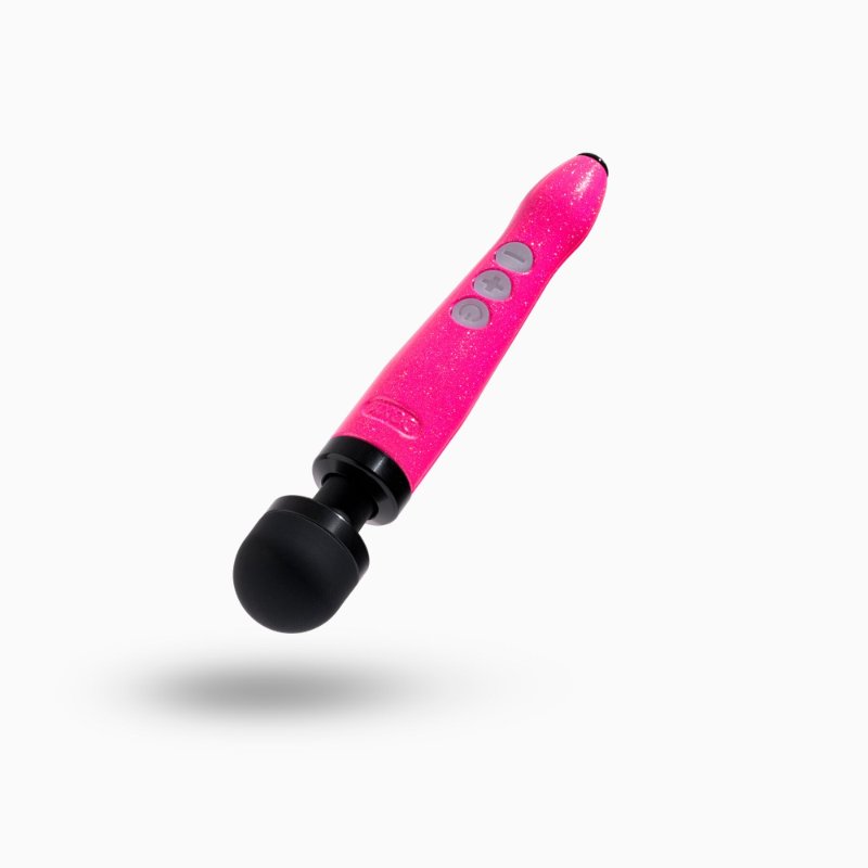 Вібромасажер DOXY Die Cast 3R Hot Pink, дуже потужний, перезаряджуваний, металевий корпус - зображення 1
