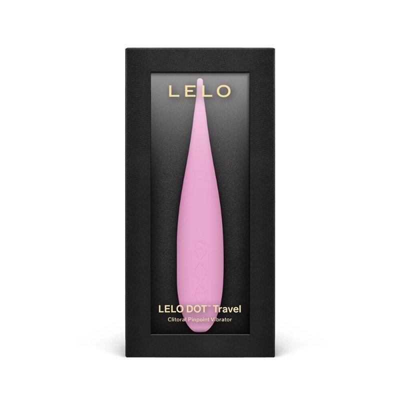 Кліторальний вібратор LELO DOT Travel Pink, точкова стимуляція, 8 режимів
