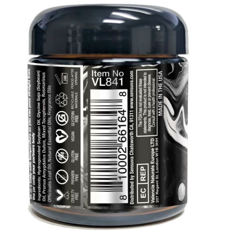 Масажна свічка Sensuva [HE]RO Dark Temptation Massage Oil Candle 113г