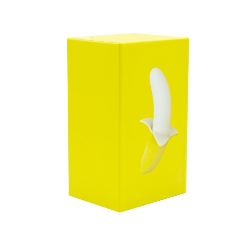 Вібратор-банан Banana Bliss Mini Silicone Vibrator, вагінально-кліторальна стимуляція, 10 режимів