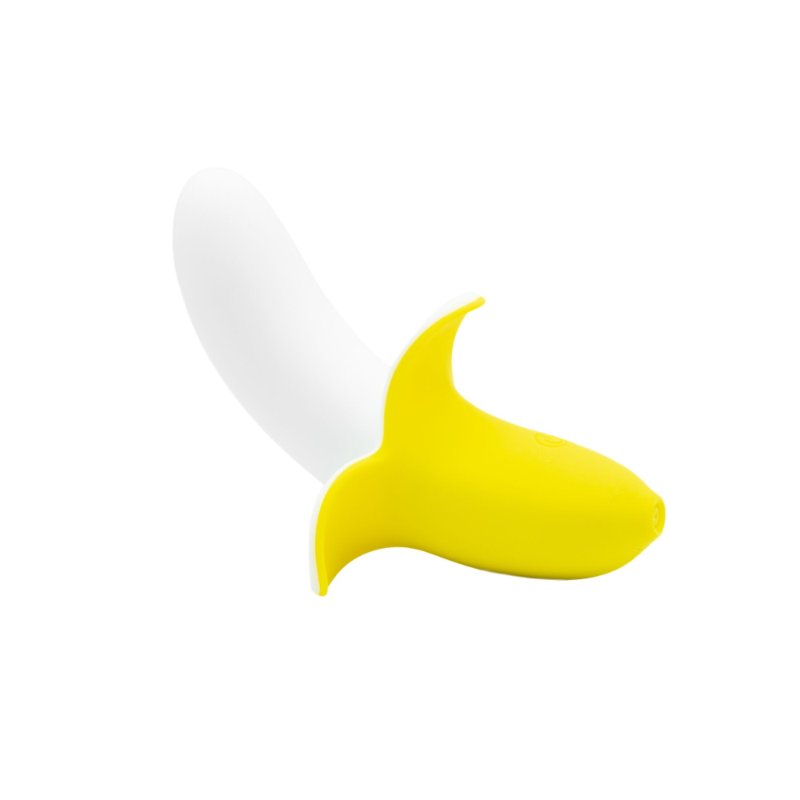 Вібратор-банан Banana Bliss Mini Silicone Vibrator, вагінально-кліторальна стимуляція, 10 режимів - зображення 1