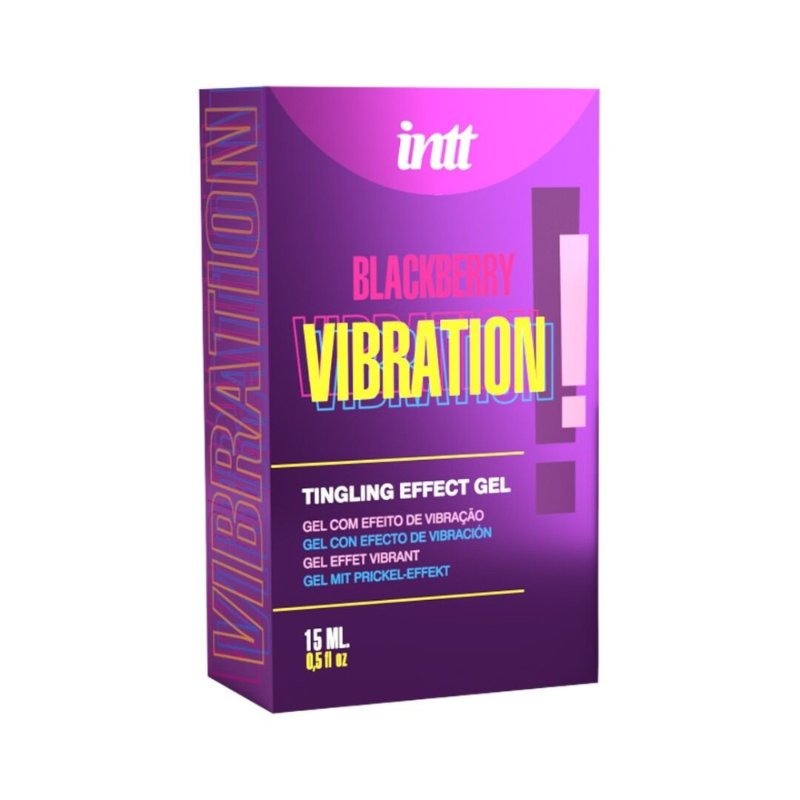Рідкий вібратор Intt Vibration Blackberry (15 мл) зі смаком ожини
