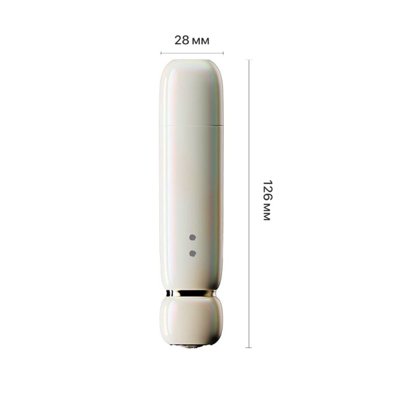 Вакуумний кліторальний стимулятор Zalo Lia Floral White, 3 насадки, 3 режими, різна інтенсивність