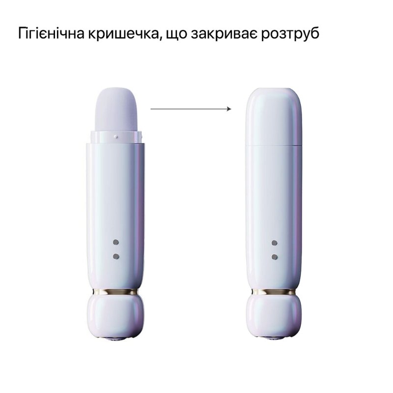 Вакуумний кліторальний стимулятор Zalo Lia Lavender Purple, 3 насадки, 3 режими, різна інтенсивність