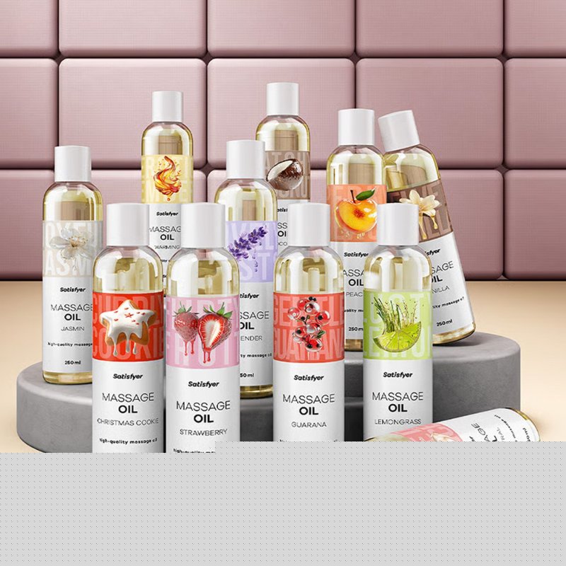 Розпродаж!!! Масажна олія Satisfyer Massage Oil Lemongrass 250 мл (термін 30.04.2027)
