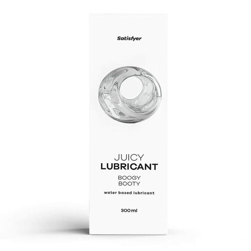 Анальна змазка на водній основі Satisfyer Juicy Lubricant Boogy Booty water based 300 мл - зображення 1