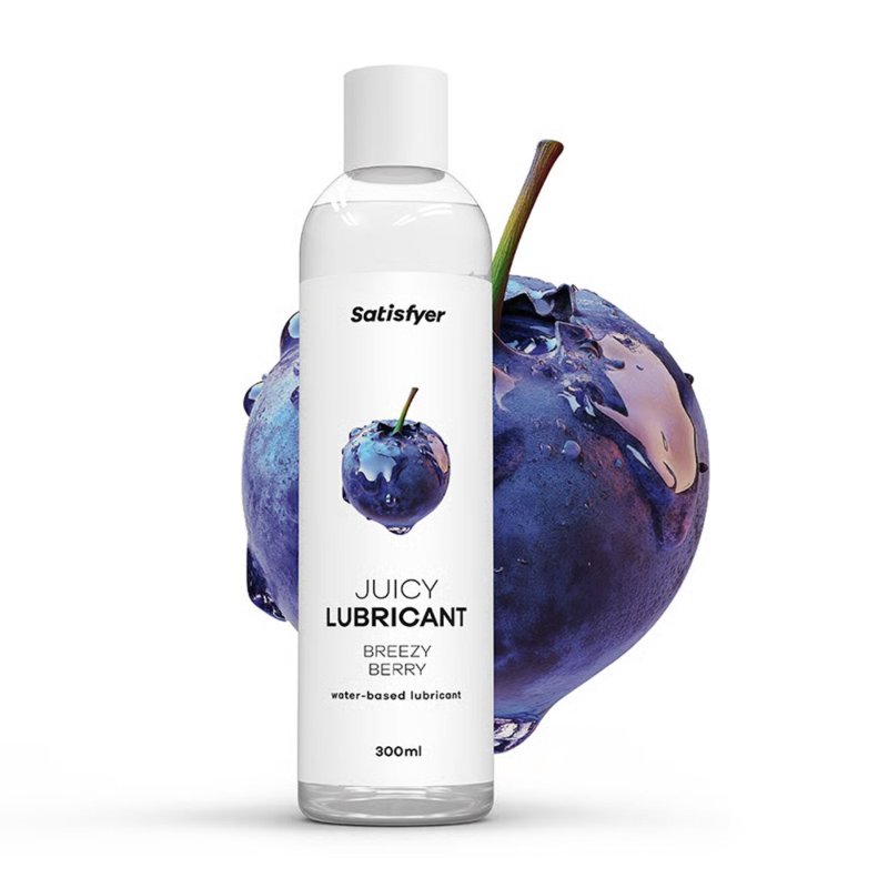 Лубрикант на водній основі Satisfyer Juicy Lubricant Breezy Berry water based 300 мл