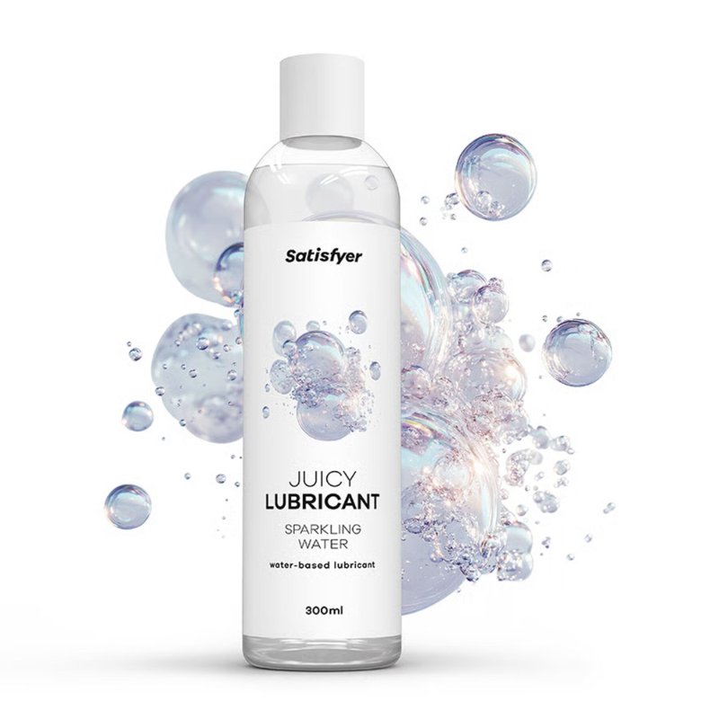 Лубрикант на водній основі Satisfyer Juicy Lubricant Sparkling Water water based 300 мл