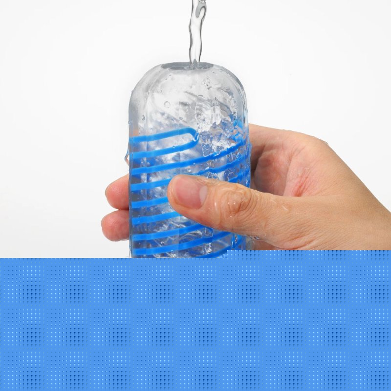 Мастурбатор Tenga Spinner DX 02 Bumps, з пружною стимулювальною спіраллю всередині, середній вплив