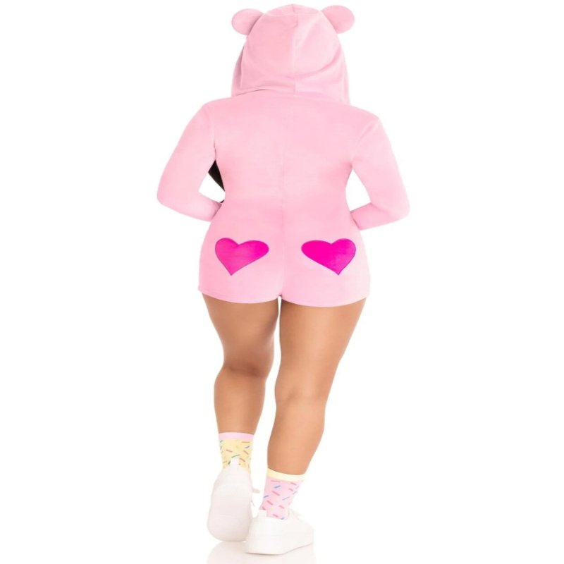 Комбінезон «Солодкий ведмедик» Leg Avenue Sweetheart Bear Velvet Romper XS