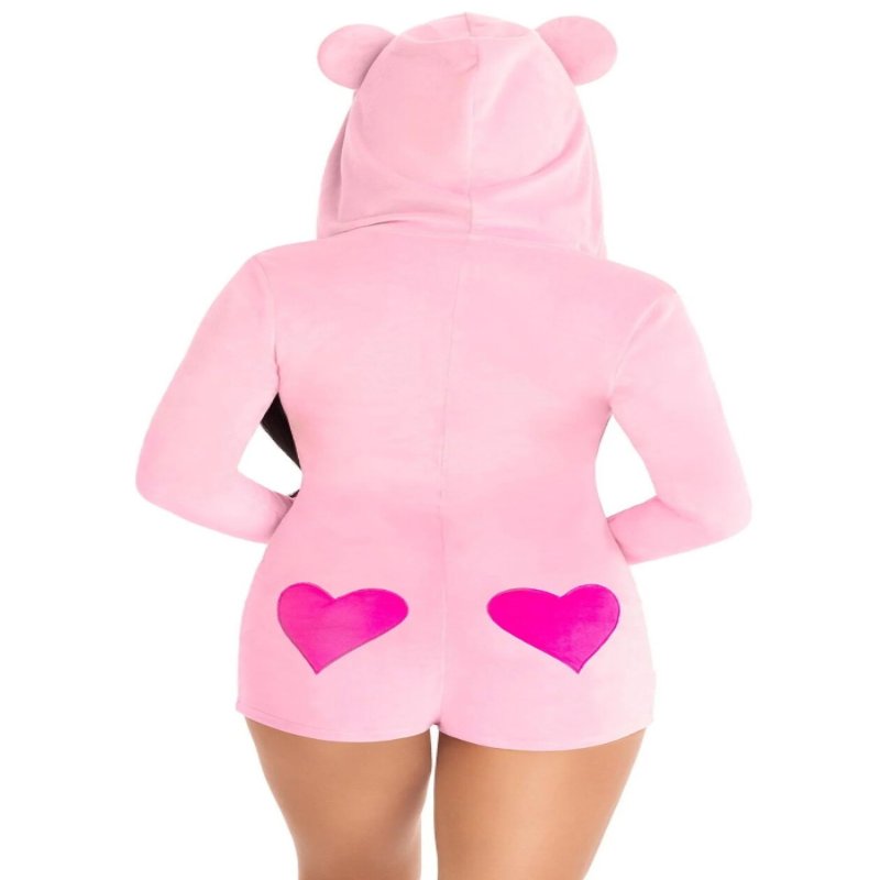 Комбінезон «Солодкий ведмедик» Leg Avenue Sweetheart Bear Velvet Romper XS