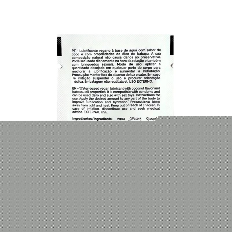 Пробник доглядального лубриканта Intt Coconut з кокосовою олією на водній основі (2 мл)
