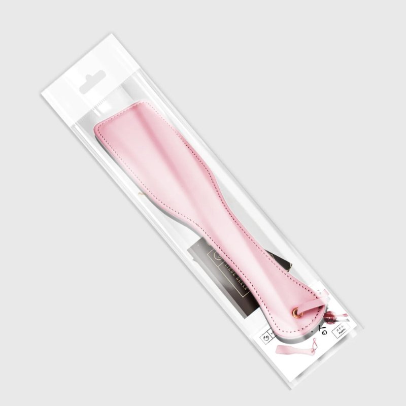 Паддл Liebe Seele White & Pink Leather Paddle