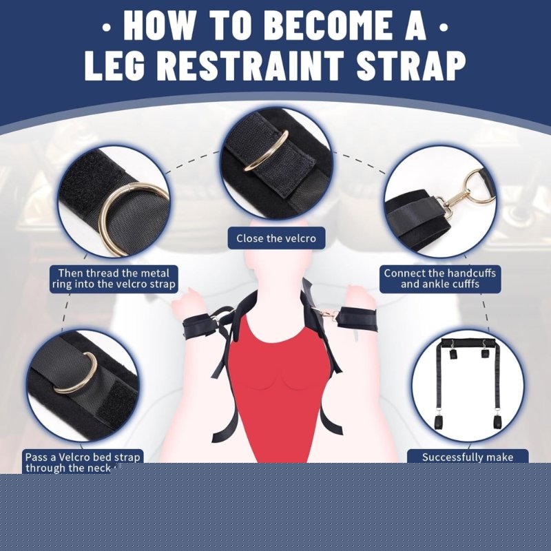 БДСМ-набір LOCKINK YEAHWOW Bed Restraint set