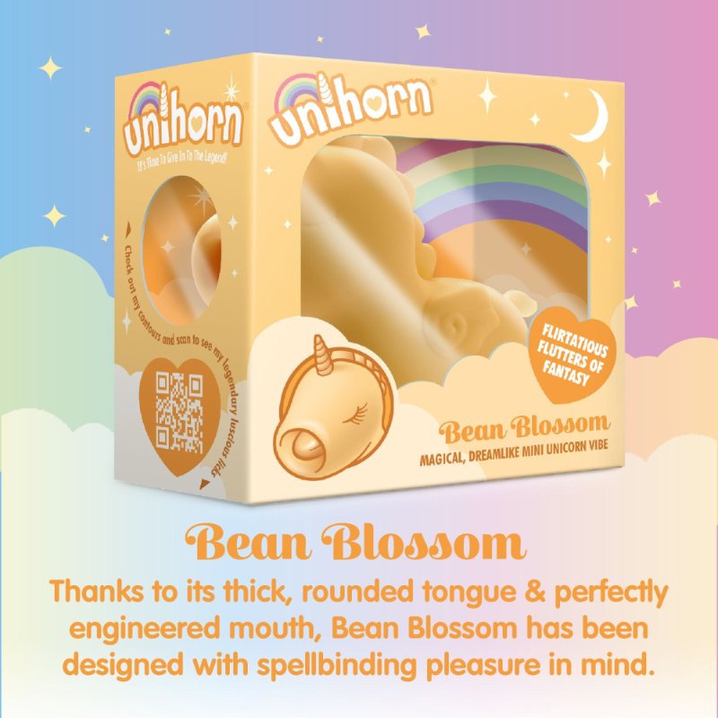Вібратор-єдиноріжка Unihorn – Bean Blossom, пульсівний язичок