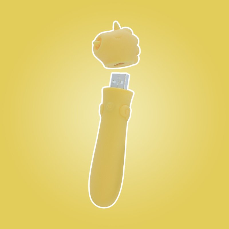 Вібратор-єдиноріжка Unihorn USB Bullet – Bean Blossom, віброкуля, USB-зарядка, 10 режимів