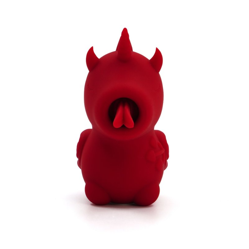 Вібратор-єдиноріжка Unihorn – Blaze Diablo, пестливий роздвоєний язичок