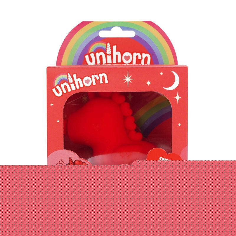 Вібратор-єдиноріжка Unihorn – Cupid's Beau, масажувальний язичок-сердечко