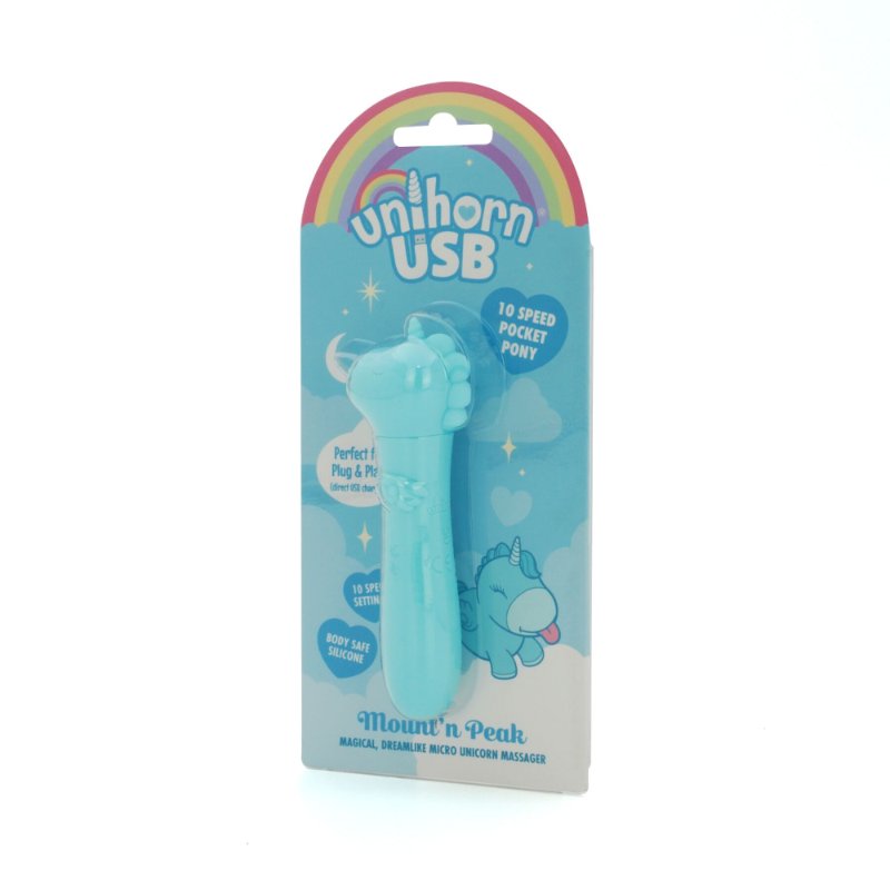 Вібратор-єдиноріжка Unihorn USB Bullet – Mount'n Peak, віброкуля, USB-зарядка, 10 режимів