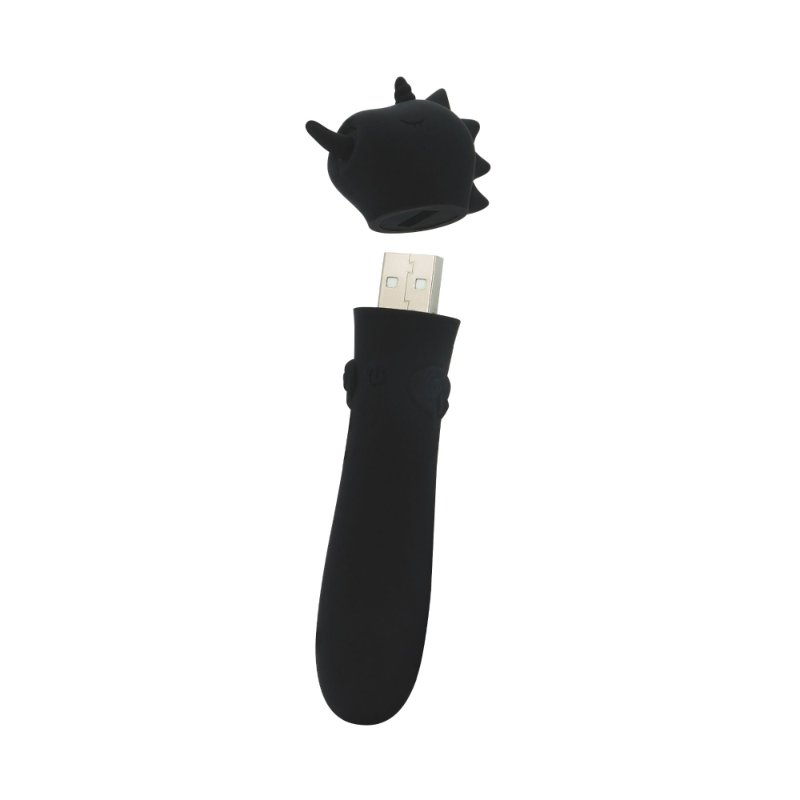 Вібратор-єдиноріжка Unihorn USB Bullet – Wild Spirit, віброкуля, USB-зарядка, 10 режимів