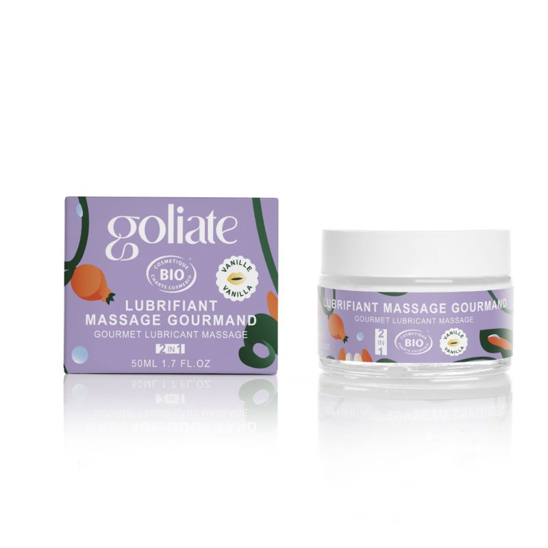 Масажна олія-лубрикант з ароматом та смаком ванілі Goliate Couple Gourmand Vanille 50 мл - зображення 1