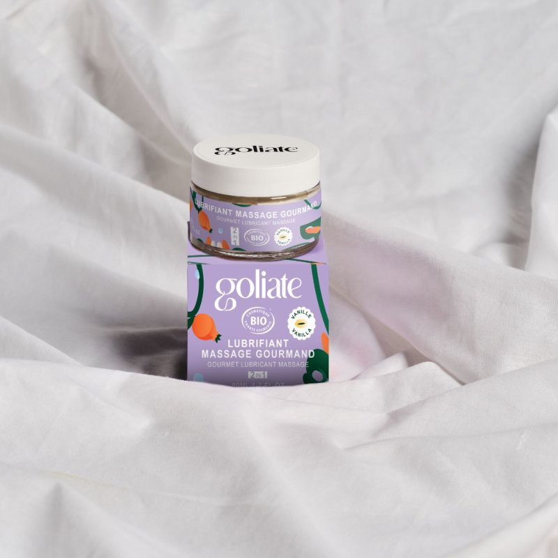 Масажна олія-лубрикант з ароматом та смаком ванілі Goliate Couple Gourmand Vanille 50 мл