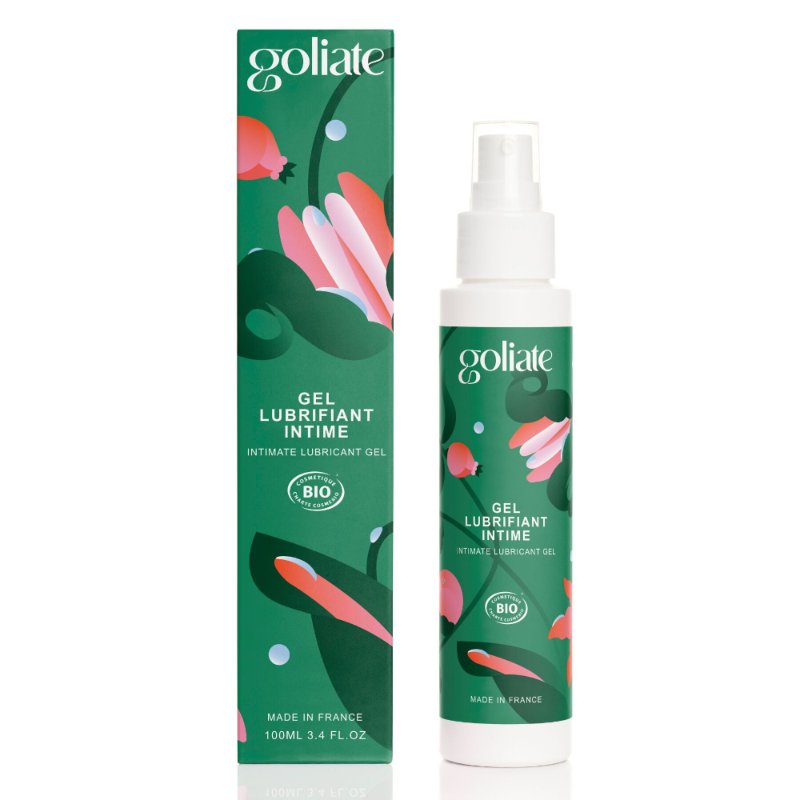 Гель-лубрикант Goliate Gel Lubrifiant Intime, 100 мл, екстракт червоних водоростей, веган-френдлі - зображення 1
