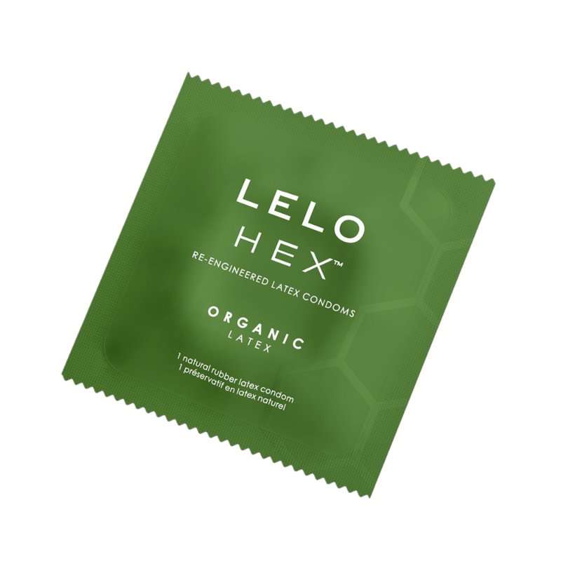 Презервативи LELO HEX Condoms Organic 3 Pack, тонкі та суперміцні