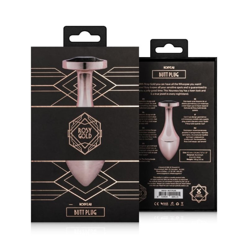 Анальна пробка Rosy Gold - Nouveau Butt Plug