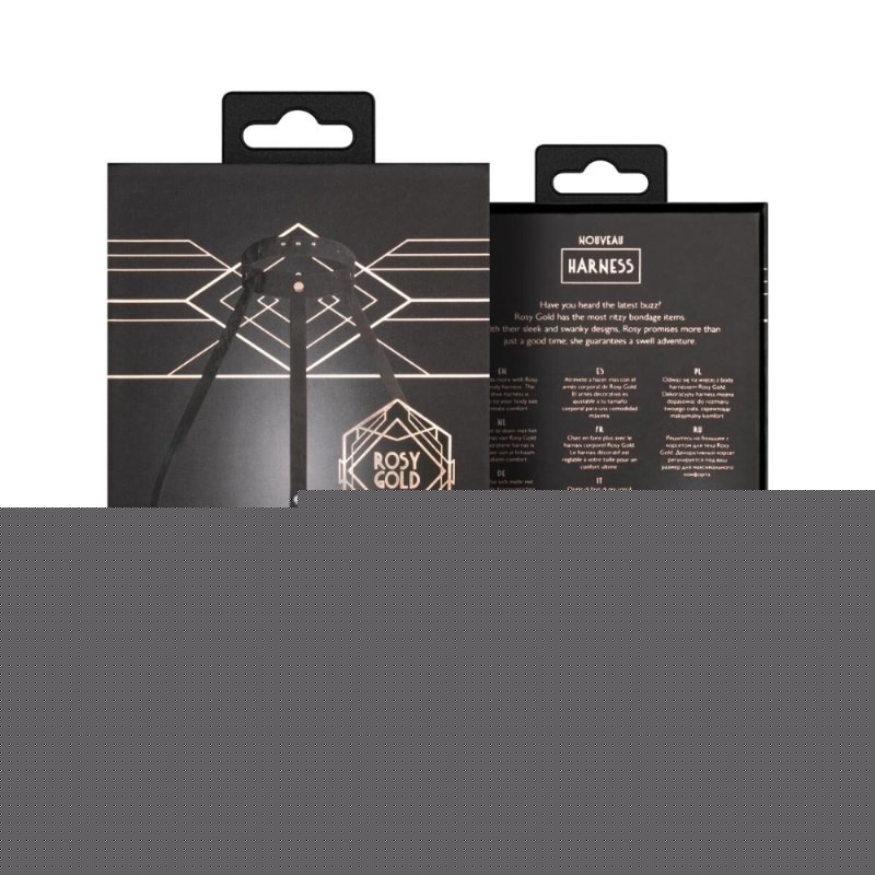 Портупея Rosy Gold - Body Harness - Black