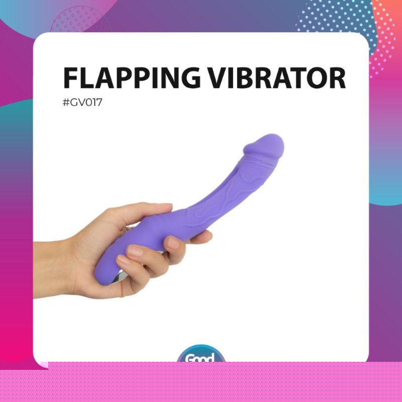 Вібратор точки G з вагінальним відростком Good Vibes Only – Flax Vibrating Dildo with G-Spot Stimulator