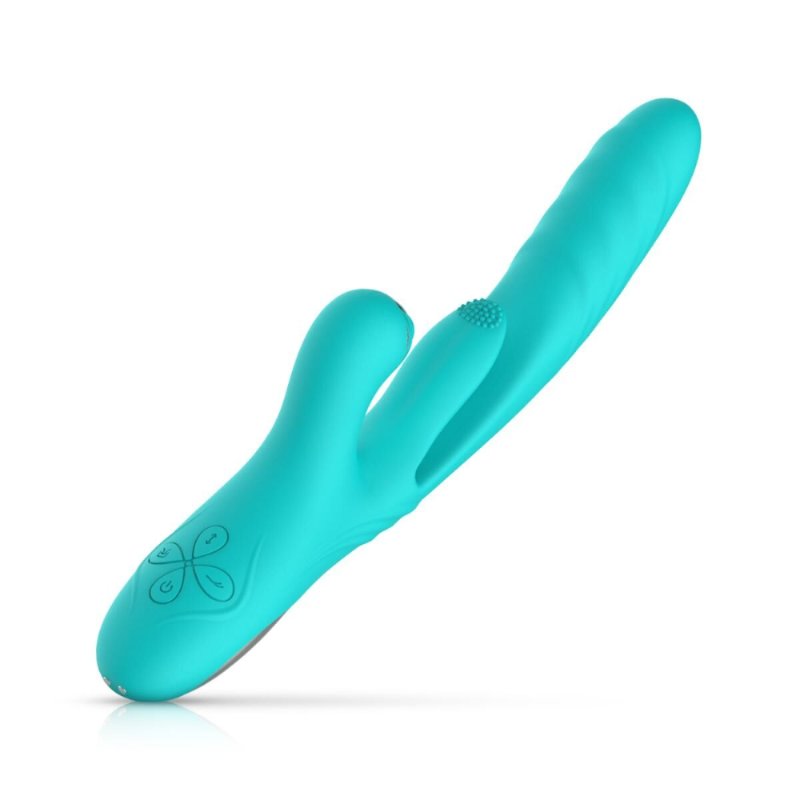 Вібратор-кролик Good Vibes Only - Lisa Thrusting Rabbit Vibrator with G-Spot Stimulator - зображення 1
