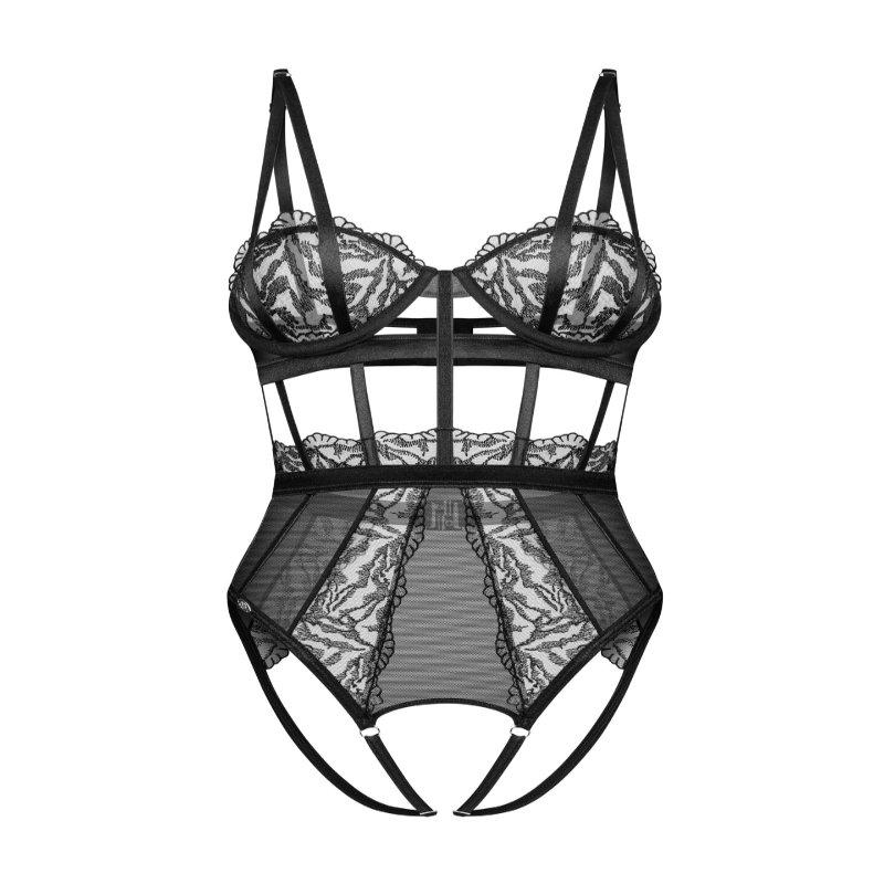 Боді Obsessive Hersis crotchless teddy L/XL