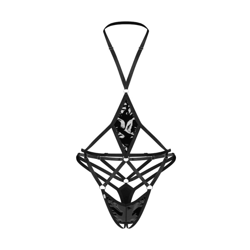 Боді Obsessive Keira Lise crotchless teddy L/XL