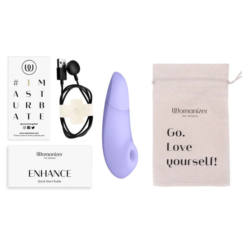 Вакуумний кліторальний стимулятор Womanizer Enhance Lilac