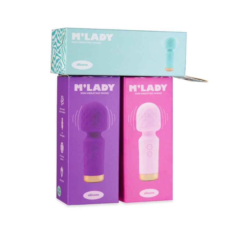 Вібромасажер M’Lady Mini Vibrating Wand Pink