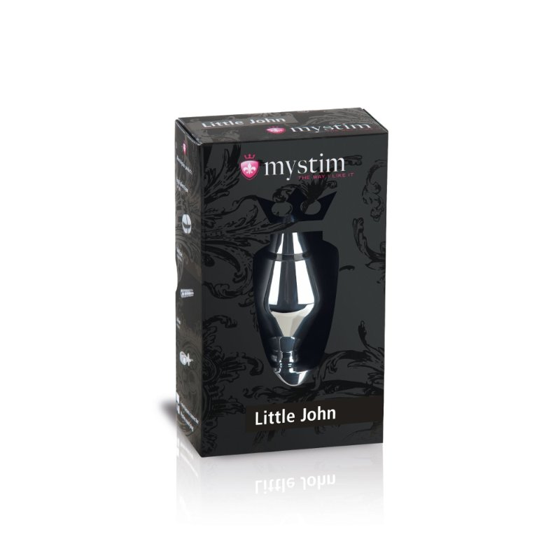 Металева анальна пробка Mystim Little John для електростимулятора, діаметр 4см