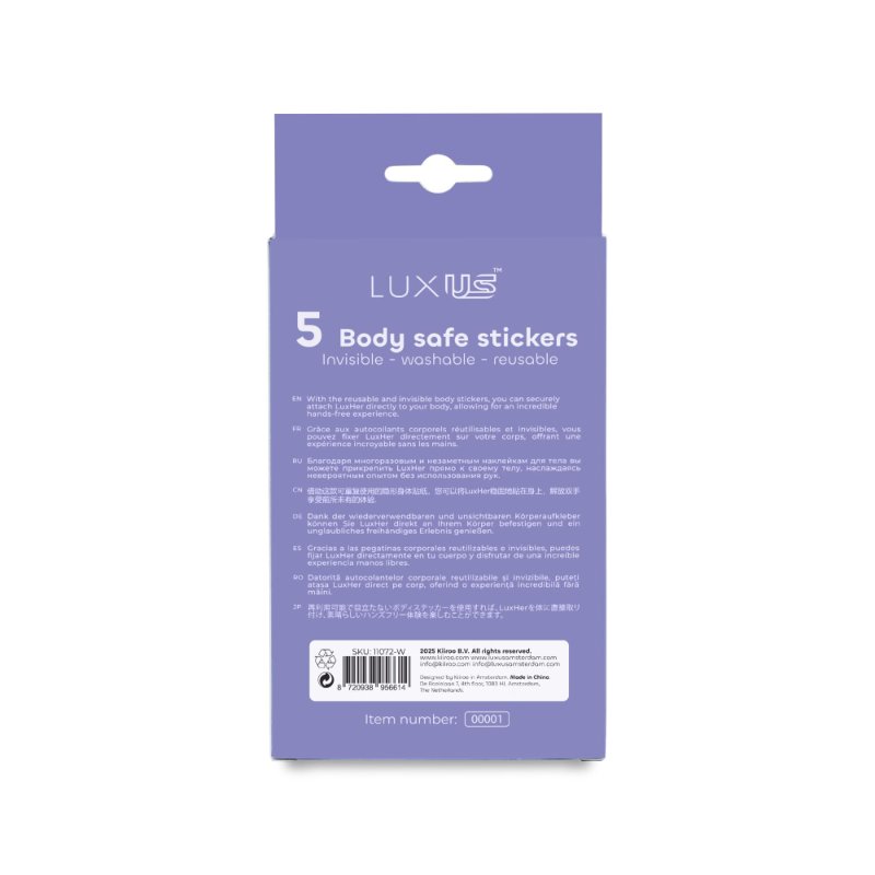 Комплект наліпок для вібратора LuxusHer Kiiroo Luxus Stickers (5 шт)