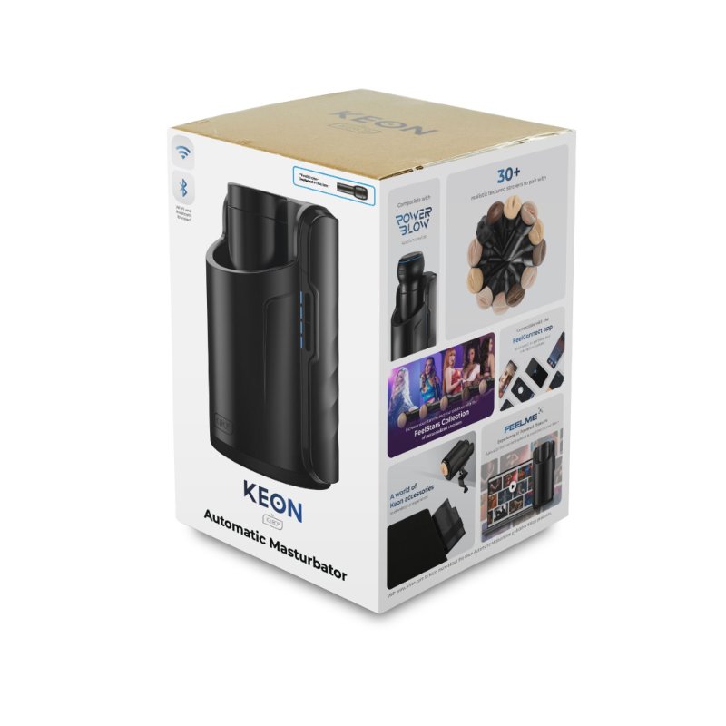 Інтерактивна секс-машина для чоловіків Kiiroo Keon Wi-Fi Combo Set з мастурбатором