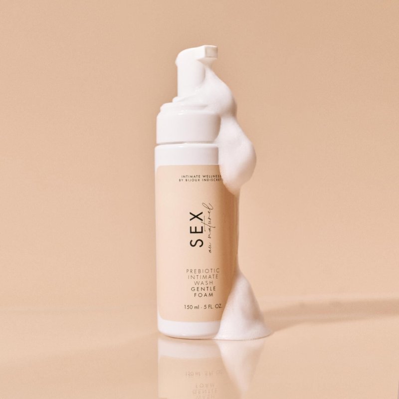 Піна для інтимної гігієни Bijoux Indiscrets Sex Au Naturel Prebiotic Intimate Wash Gentle Foam 150мл
