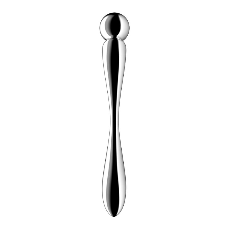 Металевий дилдо Satisfyer Star Force 2, двосторонній, можна нагрівати та охолоджувати