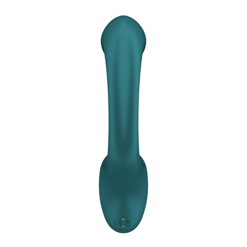 Вагінально-кліторальний вібратор Satisfyer G for Goddess 2 Bottle Green, 2 мотори