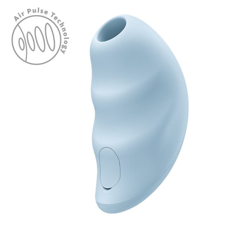 Вакуумний стимулятор Fun Factory Intense Sky Blue, 11 режимів роботи, перезаряджуваний