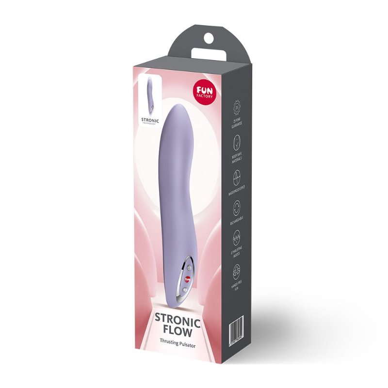 Пульсатор Fun Factory Stronic Flow Light Violet, 8 режимів роботи, перезаряджуваний