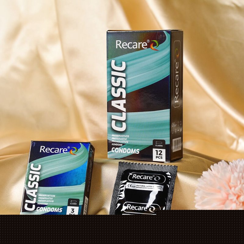 Презервативи Holographic Recare Classic Condoms 3 шт, класичні