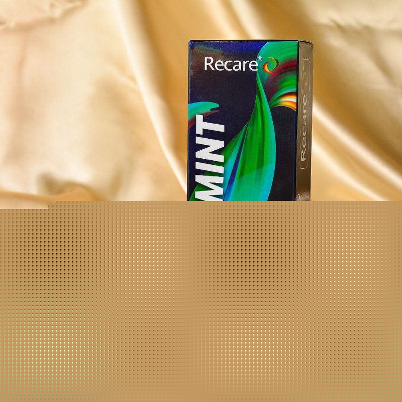 Презервативи Holographic Recare Ultra Thin Mint Condoms 12шт, ультратонкі, аромат: м'ята