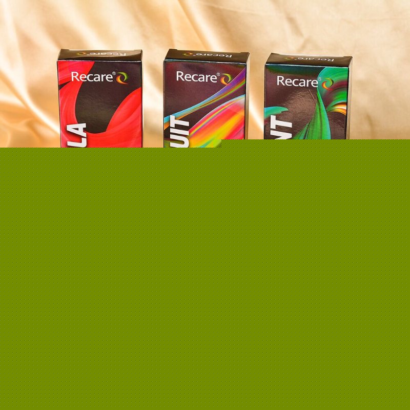 Презервативи Holographic Recare Ultra Thin Mint Condoms 12шт, ультратонкі, аромат: м'ята