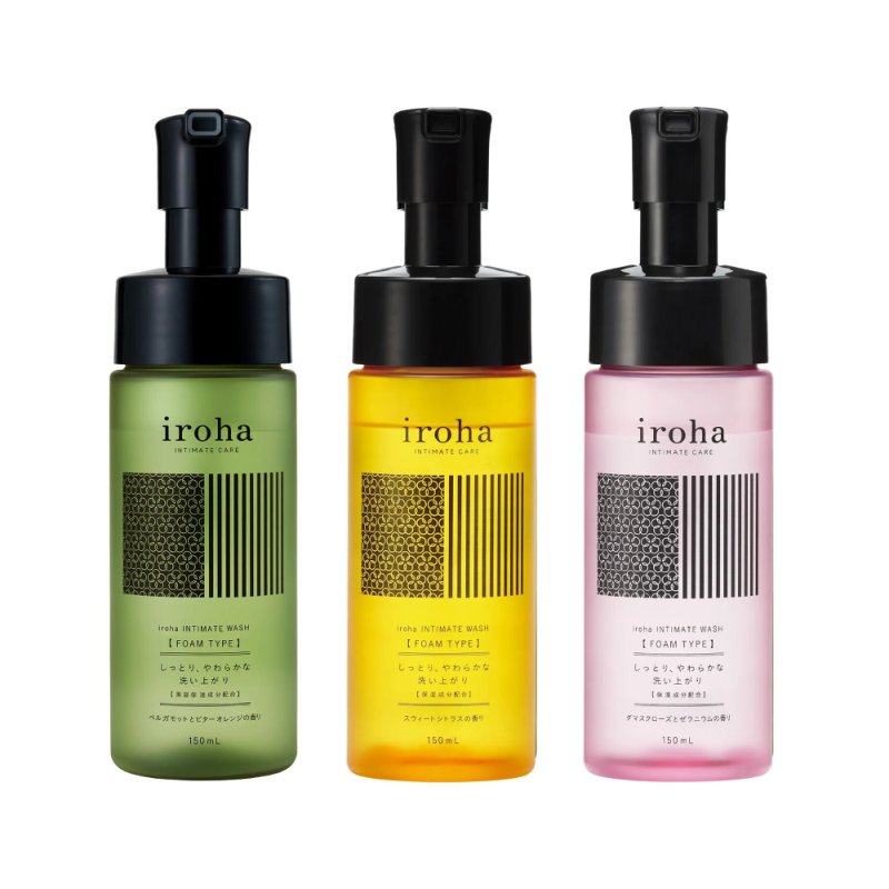 Піна для інтимного догляду Iroha Intimate Wash Foam Type Damask Rose and Geranium 150 мл