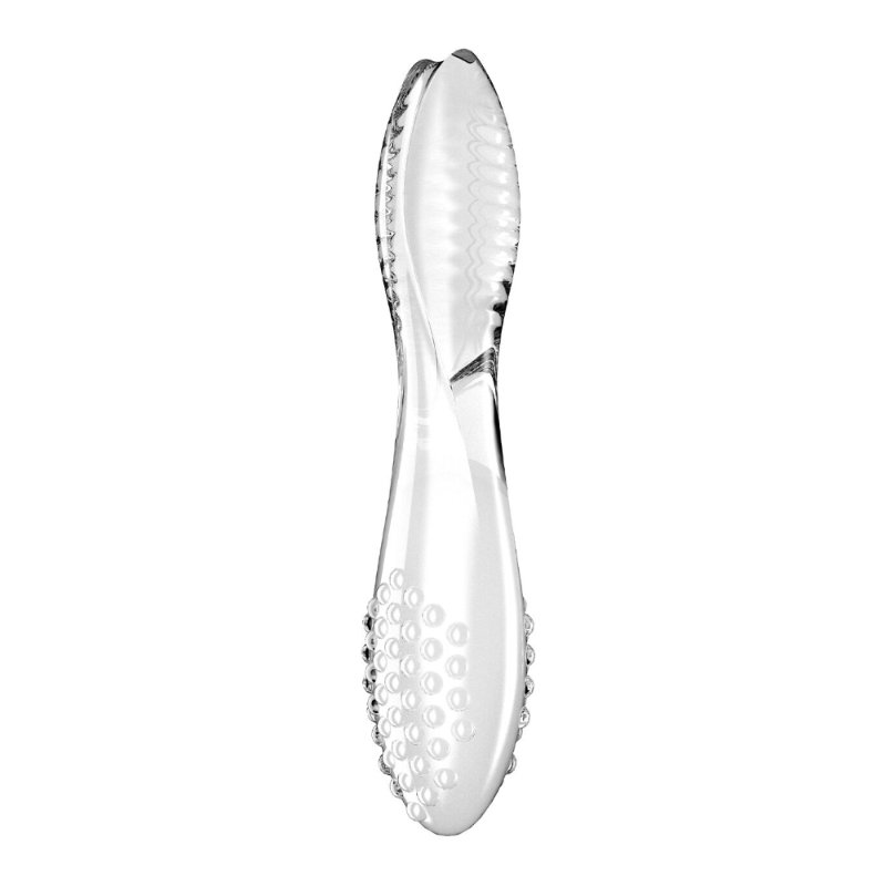 Двосторонній скляний дилдо Satisfyer Dazzling Crystal 2 Transparent