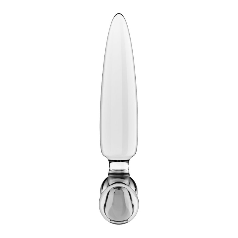 Тристоронній скляний дилдо Satisfyer Triple Crystal 1 Transparent